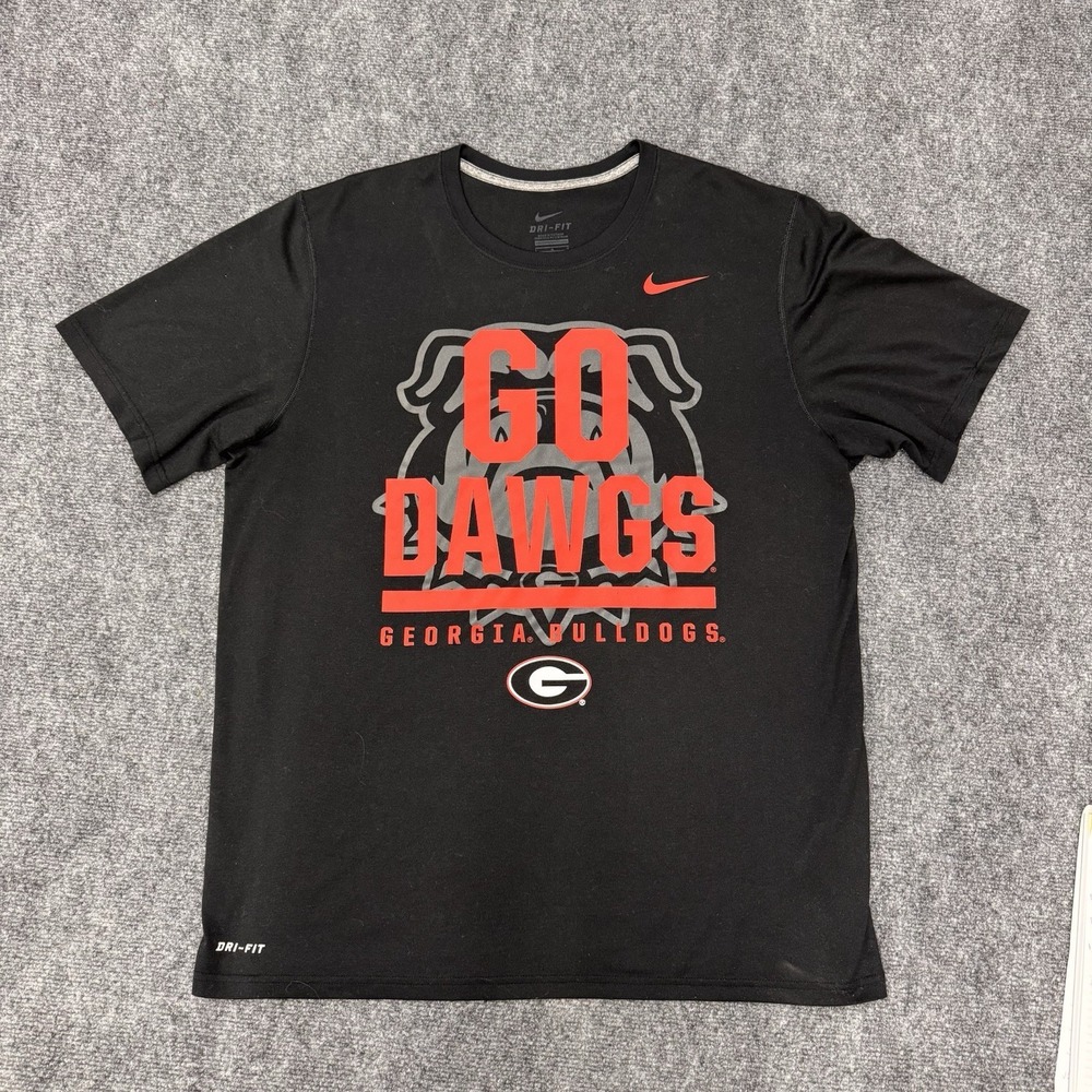 Georgia Bulldogs‎ MENS Large Nike Dri-Fit T-Shirt